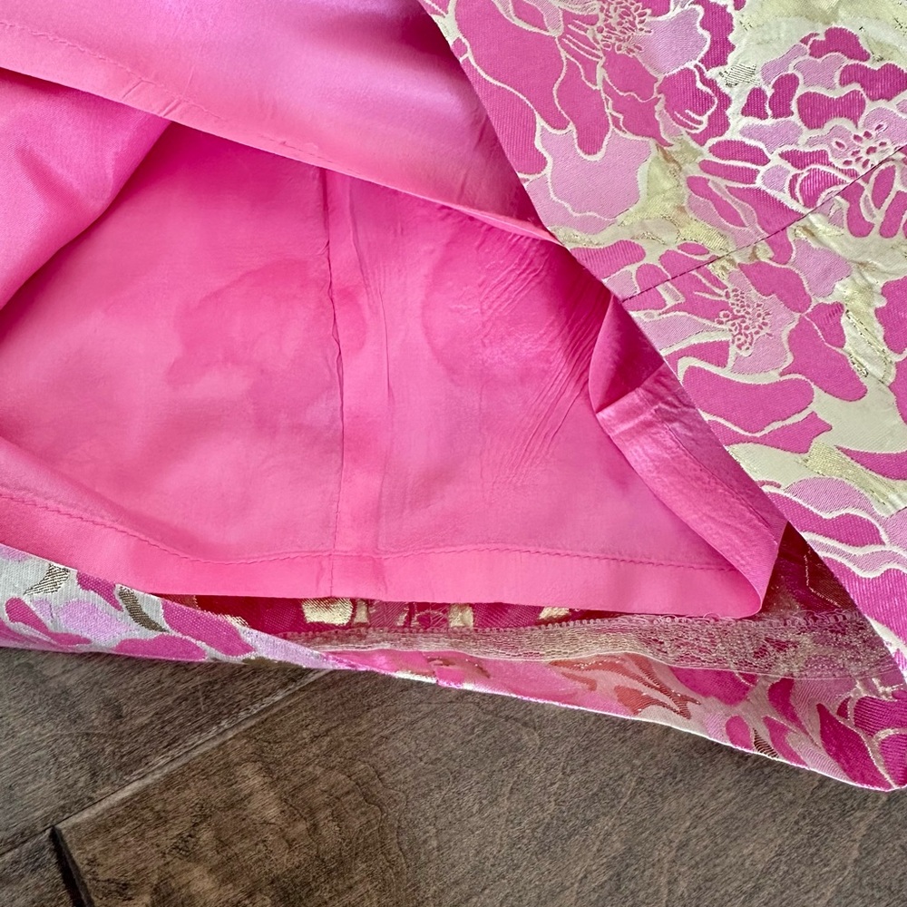 Stunning Lilly Metallic Silk Dress - Picture 8 of 8